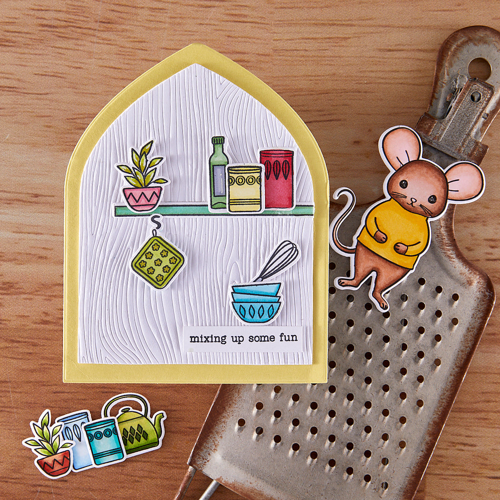 Hero Arts On the Shelf Stamp & Cut Set