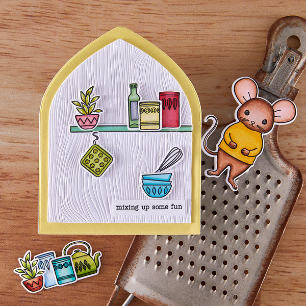 Hero Arts On the Shelf Stamp & Cut Set