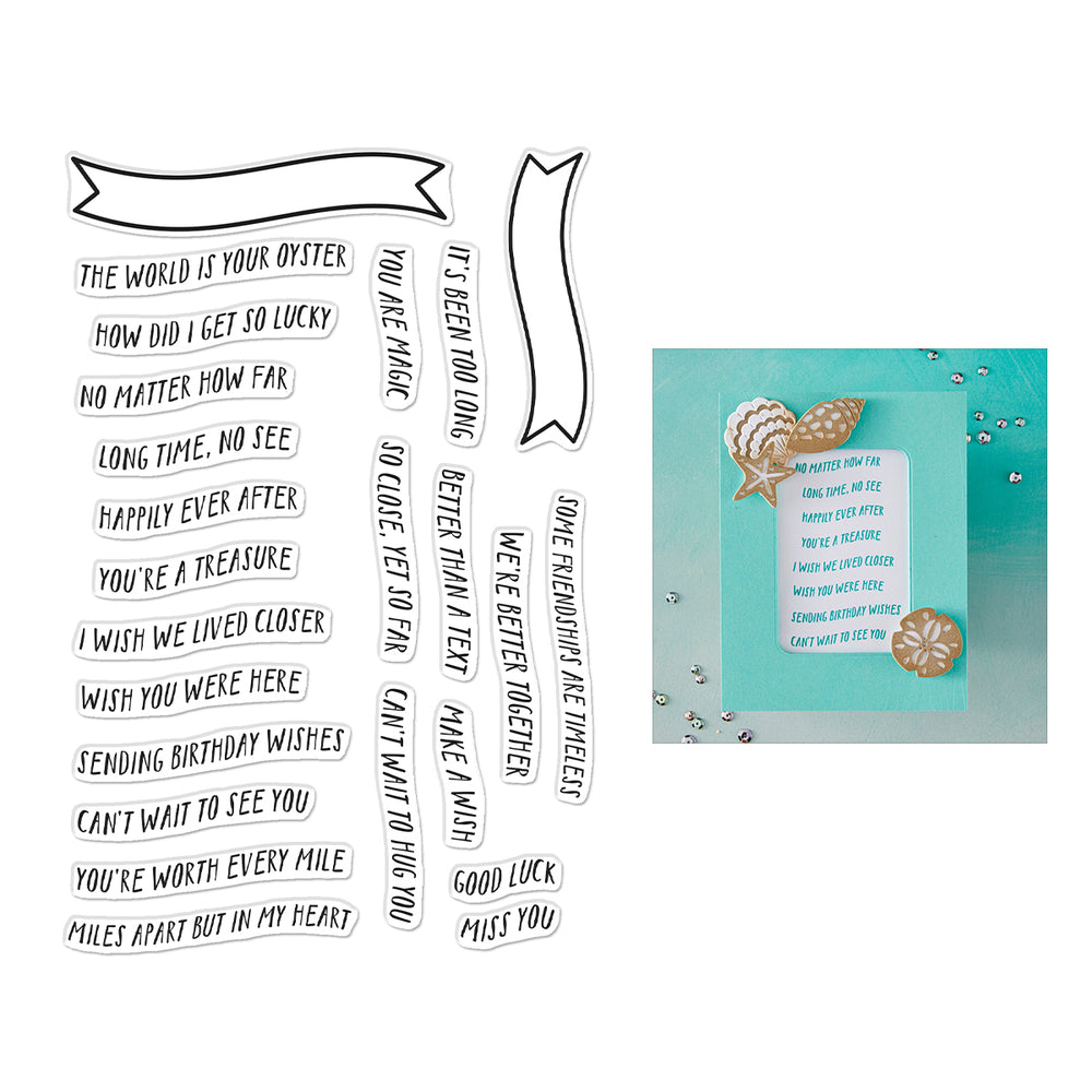 Hero Arts Banner Days Clear Stamp Set