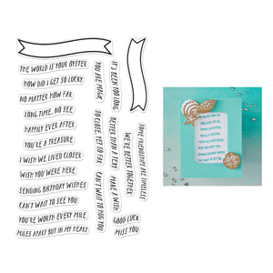 Hero Arts Banner Days Clear Stamp Set