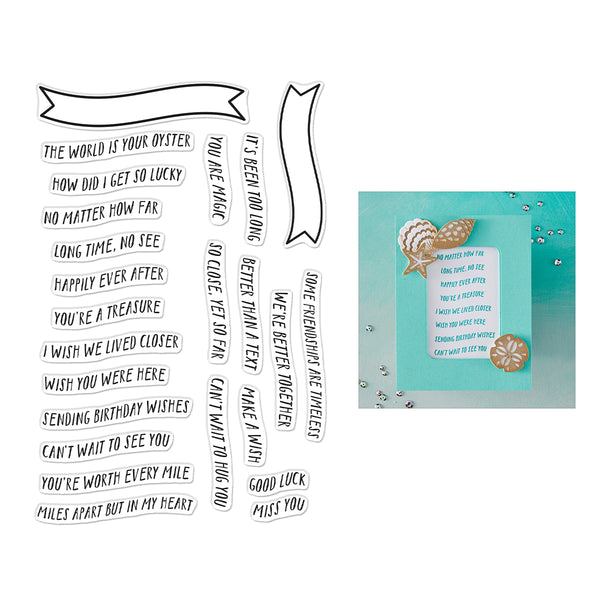 Hero Arts Banner Days Clear Stamp Set