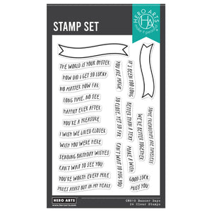 Hero Arts Banner Days Clear Stamp Set