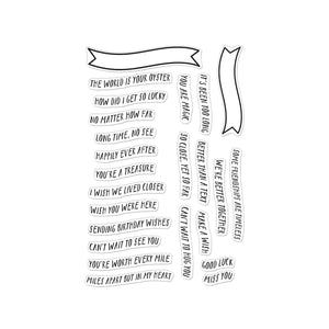 Hero Arts Banner Days Clear Stamp Set