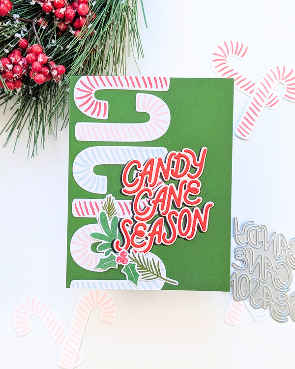 Hero Arts Candy Cane Swag Clear Stamp Set