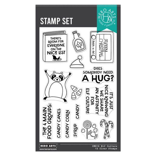 Hero Arts Elf Culture Clear Stamp Set