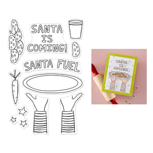 Hero Arts Santa Fuel Clear Stamp Set