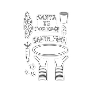 Hero Arts Santa Fuel Clear Stamp Set