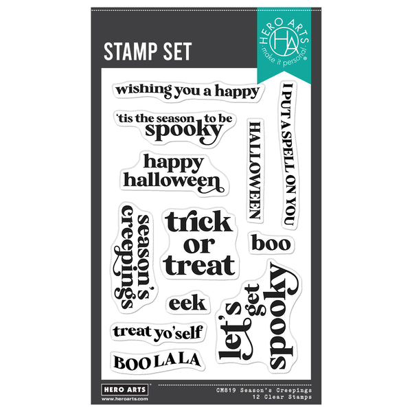 Hero Arts Season’s Creepings Clear Stamp Set