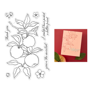 Hero Arts Apple Branch Clear Stamp Set