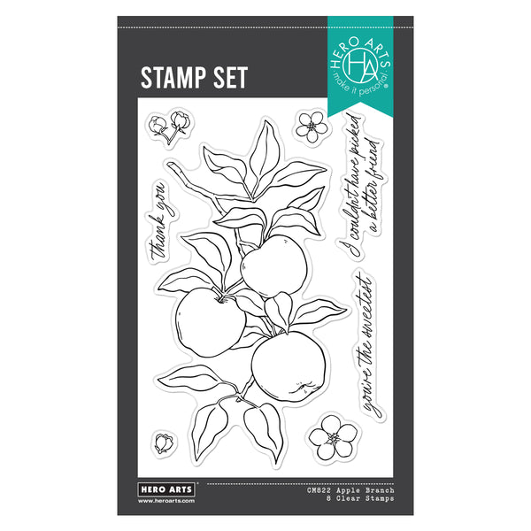 Hero Arts Apple Branch Clear Stamp Set