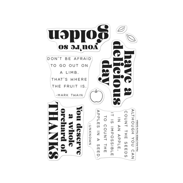 Hero Arts You're Golden Clear Stamp Set