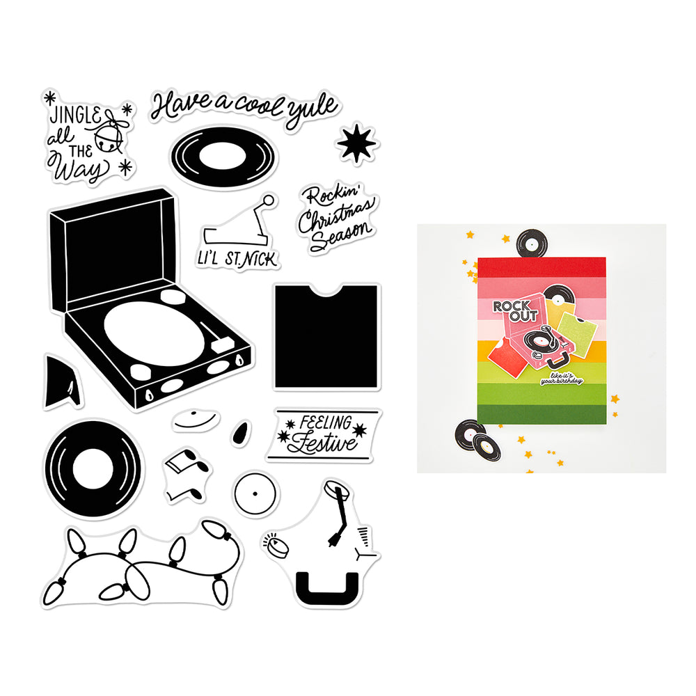 Hero Arts Feeling Festive Stamp Set