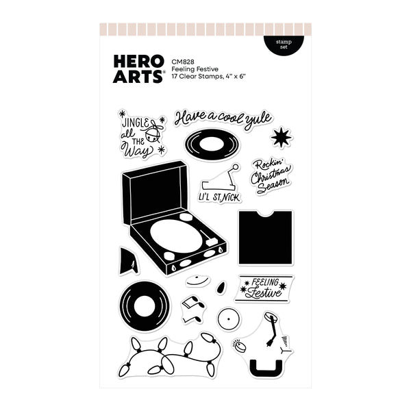 Hero Arts Feeling Festive Stamp Set