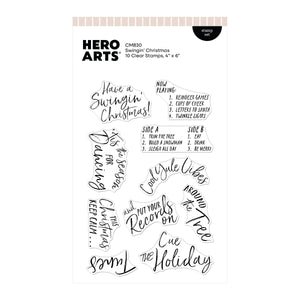 Hero Arts Swingin' Christmas Stamp Set