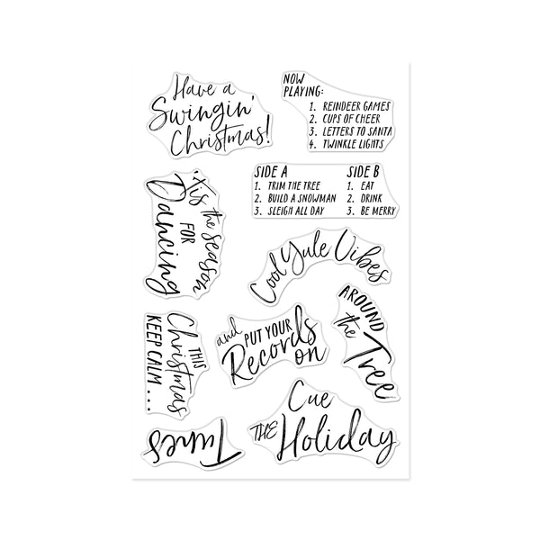 Hero Arts Swingin' Christmas Stamp Set