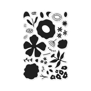 Hero Arts Abstract Floral Clear Stamp Set