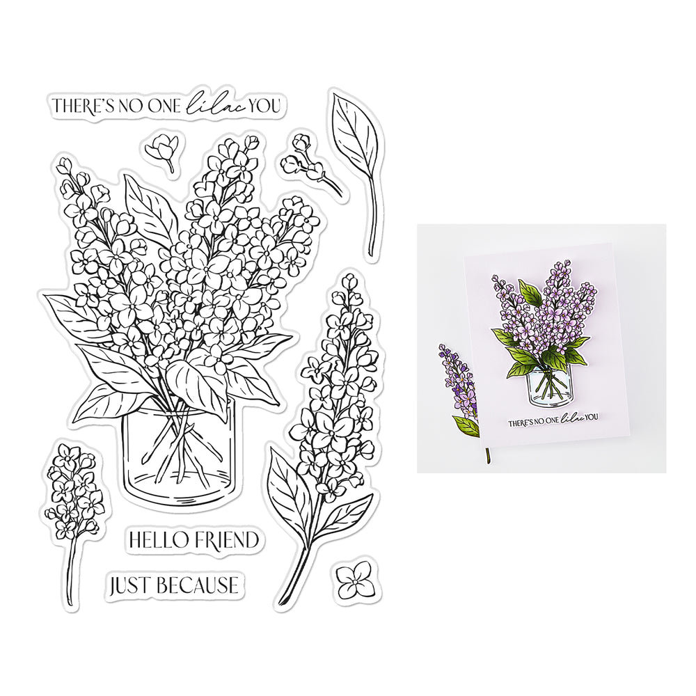 Hero Arts No One Lilac You Clear Stamp Set