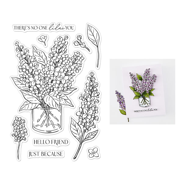 Hero Arts No One Lilac You Clear Stamp Set