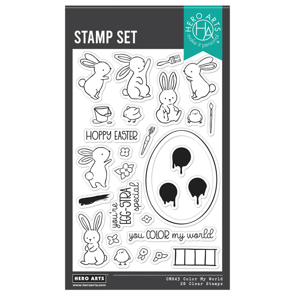 Hero Arts Color My World Clear Stamp Set