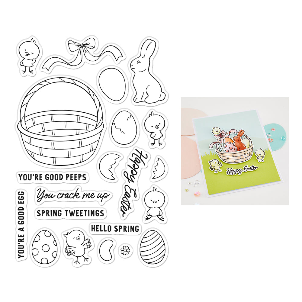Hero Arts Spring Tweetings Clear Stamp Set