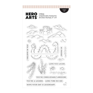 Hero Arts Unbelievably Awesome Clear Stamp Set