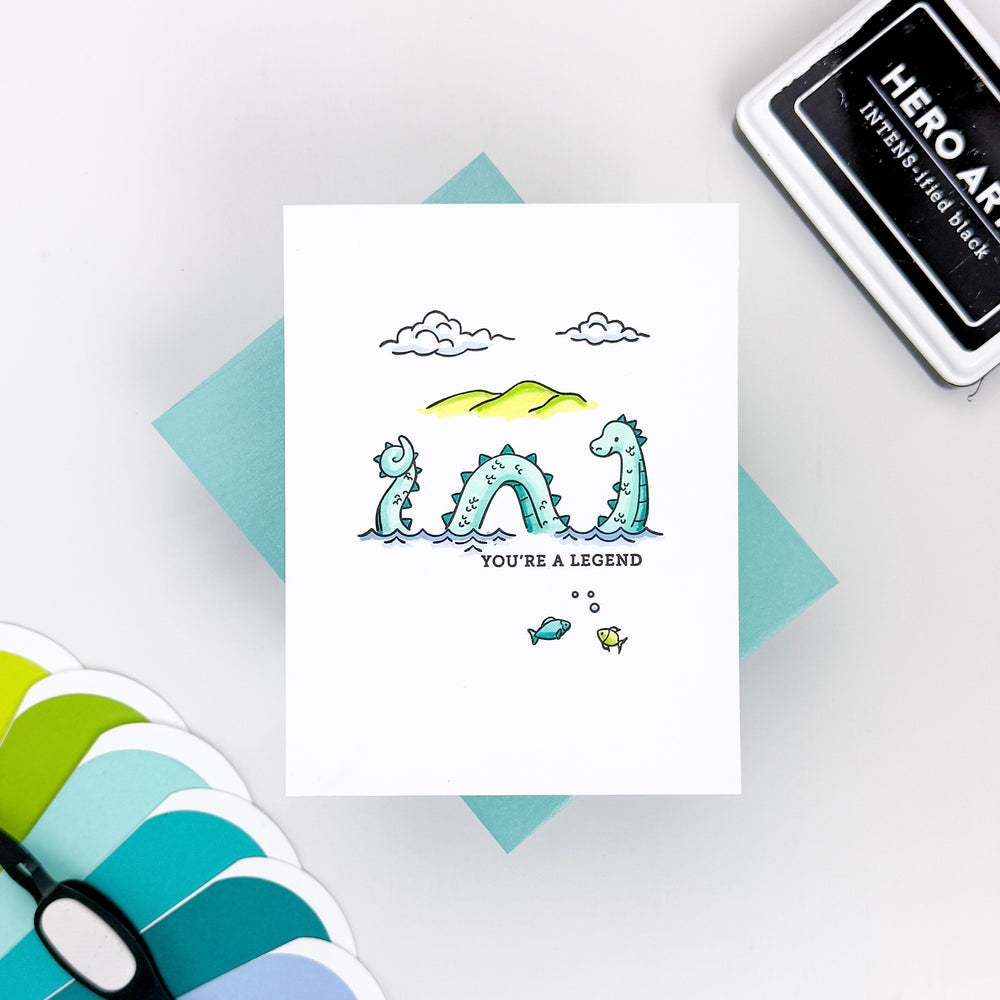 Hero Arts Unbelievably Awesome Clear Stamp Set