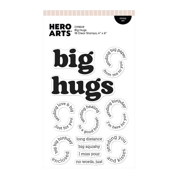 Hero Arts Big Hugs Stamp Set by Carly Tee