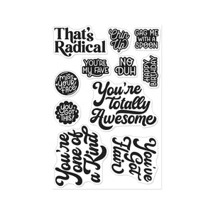 Hero Arts Totally Awesome Stamp Set
