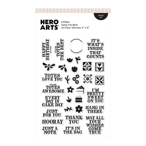 Hero Arts Totes the Best Stamp Set