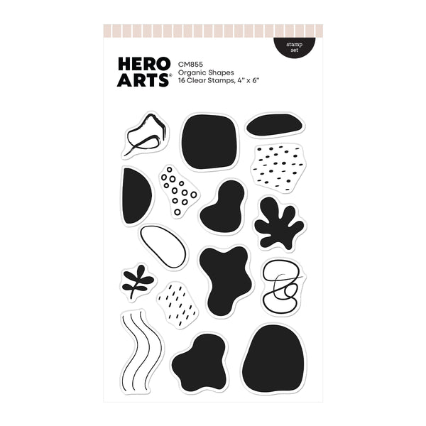 Hero Arts Organic Shapes Clear Stamp Set