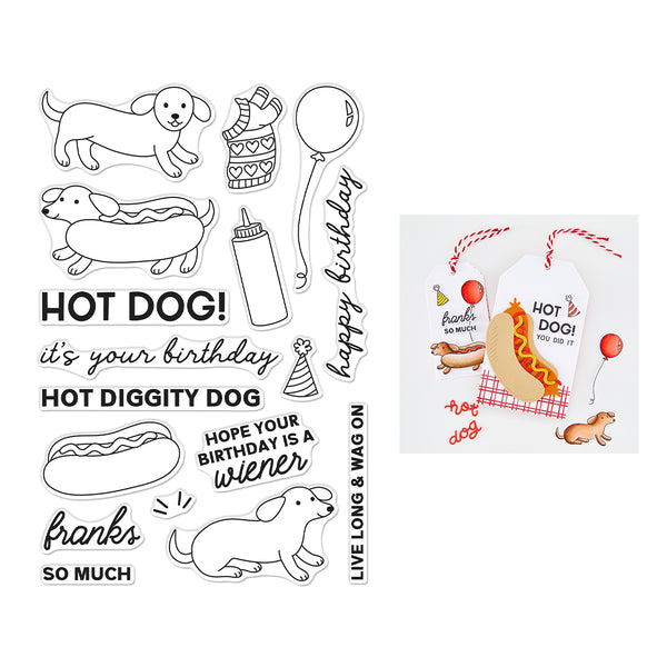 Hero Arts Hot Dog Clear Stamp Set