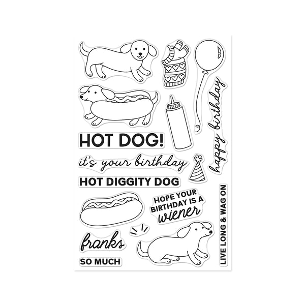 Hero Arts Hot Dog Clear Stamp Set