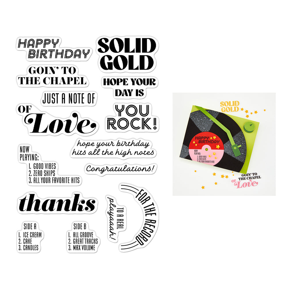 Hero Arts Solid Gold Stamp Set