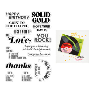 Hero Arts Solid Gold Stamp Set
