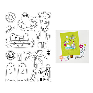 Hero Arts Beach Boos Stamp Set