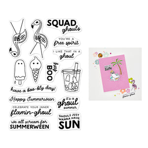 Hero Arts Ghoul Summer Stamp Set