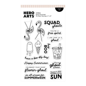 Hero Arts Ghoul Summer Stamp Set