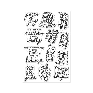 Hero Arts Very Merry Wishes Stamp Set
