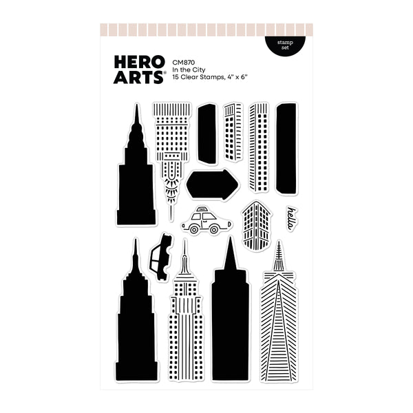 Hero Arts In the City Stamp Set