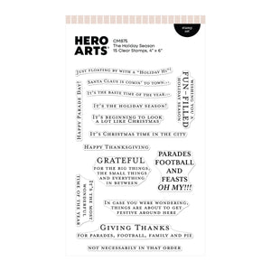Hero Arts The Holiday Season Stamp Set
