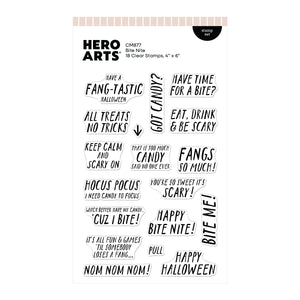 Hero Arts Bite Nite Clear Stamp Set