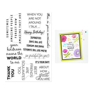 Hero Arts Say It Inside & Out Stamp Set