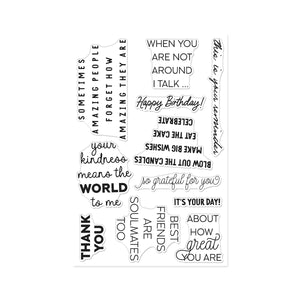 Hero Arts Say It Inside & Out Stamp Set
