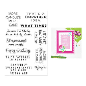 Hero Arts Birthdays Inside & Out Stamp Set