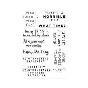 Hero Arts Birthdays Inside & Out Stamp Set
