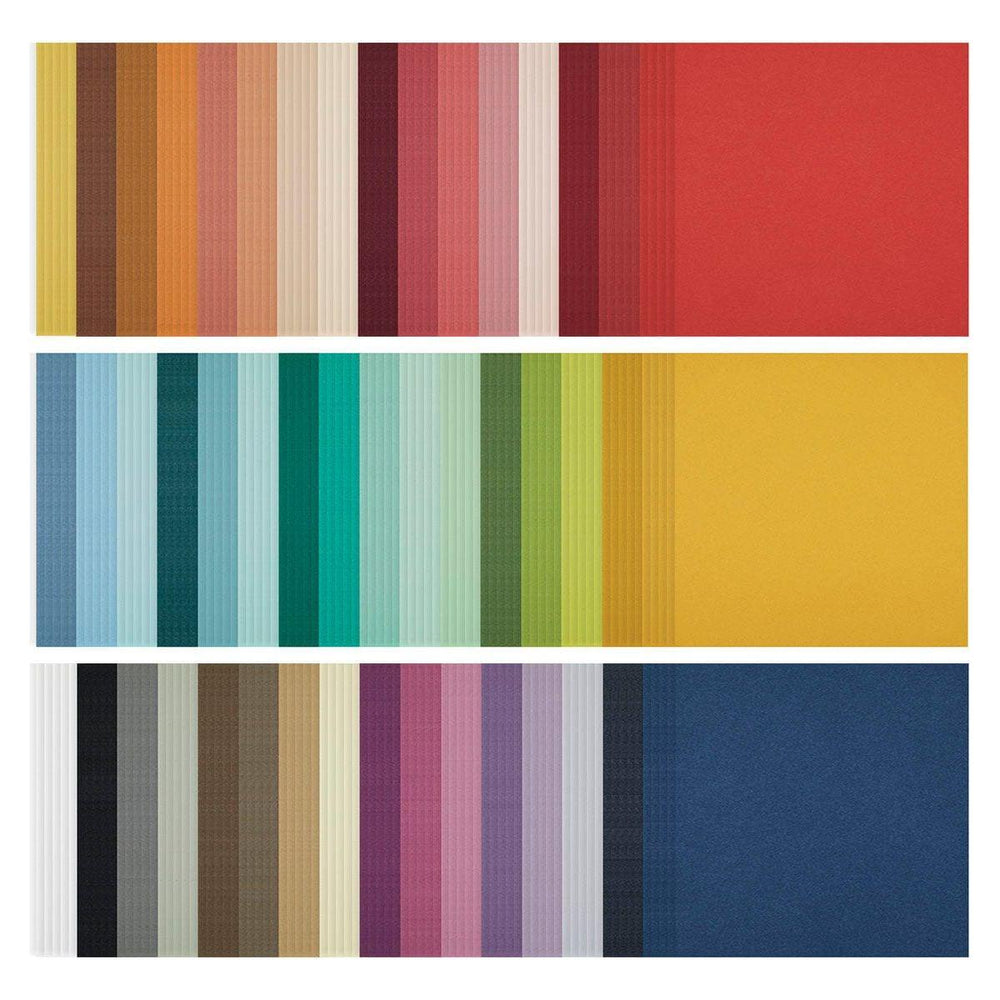 The Full 48 ColorWheel Cardstock Pack 12" x 12" - 5 each