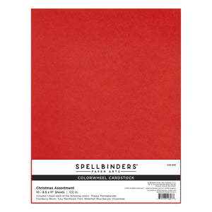 Christmas Assortment ColorWheel Cardstock 8.5 x 11" - 10 Sheets
