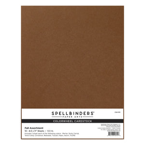 Fall Assortment ColorWheel Cardstock 8.5 x 11" - 10 Sheets