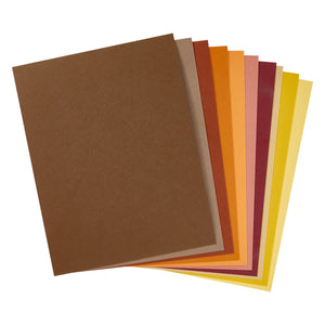 Fall Assortment ColorWheel Cardstock 8.5 x 11" - 10 Sheets