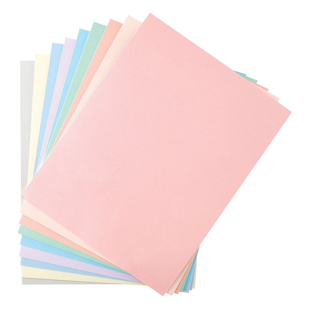 Buttons & Keepsakes ColorWheel Cardstock Assortment 8.5" x 11" - 10 Sheets